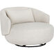 Walsh Effie Linen Swivel Lounge Chair, Swivel